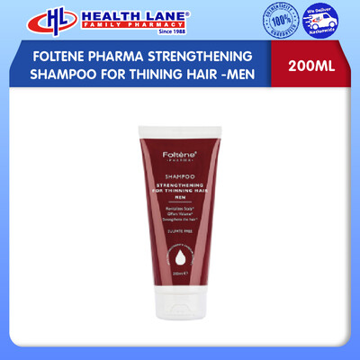FOLTENE PHARMA STRENGTHENING SHAMPOO FOR THINING HAIR (200ML)-MEN